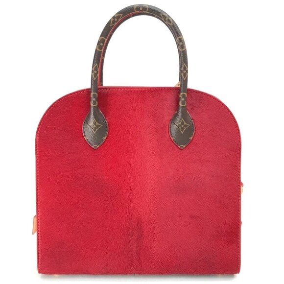 LOUIS VUITTON M41234 Louboutin Iconocrust Monogram studs Tote Bag Hand Bag - Picture 11 of 13